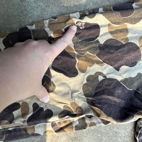 Men's boxy vintage duck camo Jacket shirt 80s 90s gorpcore - Picture 3 of 7